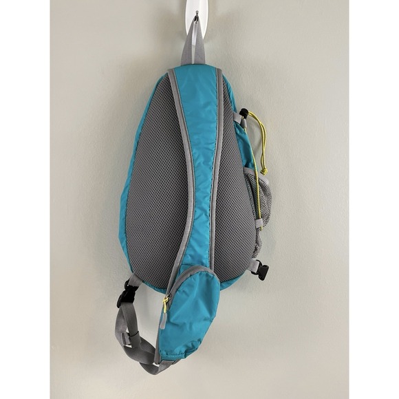 Eddie Bauer Ripstop Sling Backpack Blue Padded Strap - Picture 3 of 16